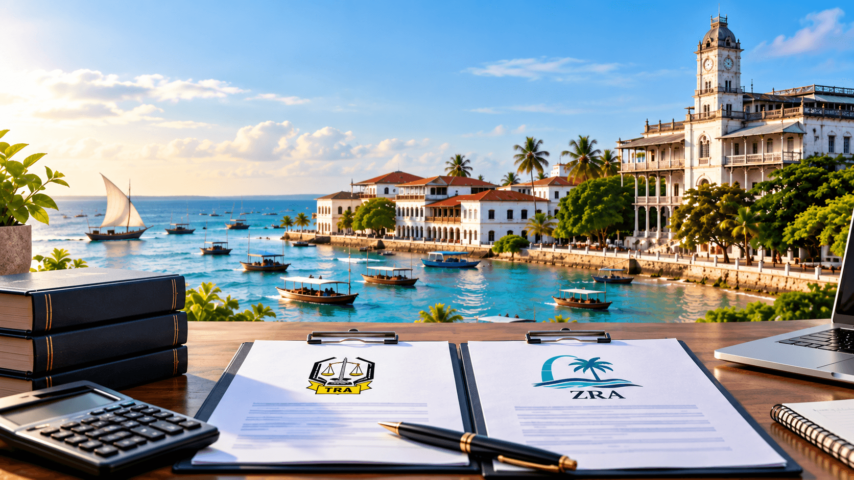 Taxation of companies in Zanzibar showing TRA and ZRA tax administration